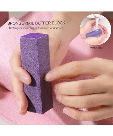 FANDAMEI 20PCS Professional Manicure Tools Kit | Nail Files & Buffers Set with Rectangular Nail Buffer Block and 100/180 Grit Nail File | 7 Way Nail File & Nail Polishing Buffer | Nail Care Tool in Black - Buy Online on GoSupps.com