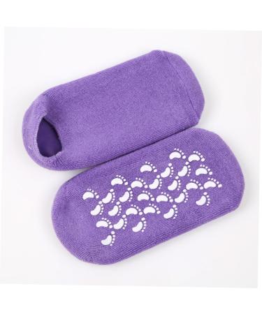 minkissy 1 Pair Purple Socks Slip Proof Socks Spa Cotton Socks Moisturizing Socks Women's Pumps Women's Socks & Hosiery Gel Socks Moisturizing Cotton Socks Spa Socks Whitening Cotton Sock - Buy Online on GoSupps.com