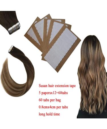 60 Tabs Double-Sided Hair Extension Tape | More Than 3 Months Hold Time - Buy Online on GoSupps.com