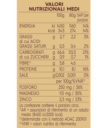  Italian Gourmet E.R. 3 x Barilla Cereali e Quinoa gluten-free gluten-free mixture of cereals and quinoa gluten-free 320 g + Italian gastronomic pulp 400 g - Buy Online on GoSupps.com