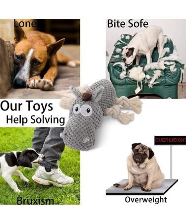 Sedioso Plush Dog Toys | Squeaky & Crinkle Toys for Large Medium & Small Breeds - Buy Online on GoSupps.com