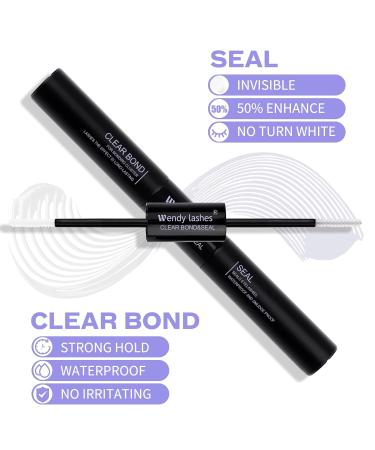 Wendy Lashes Eyelash Glue - Clear Bond & Seal for DIY Extensions | 10ml Cluster Lash Glue - Buy Online on GoSupps.com