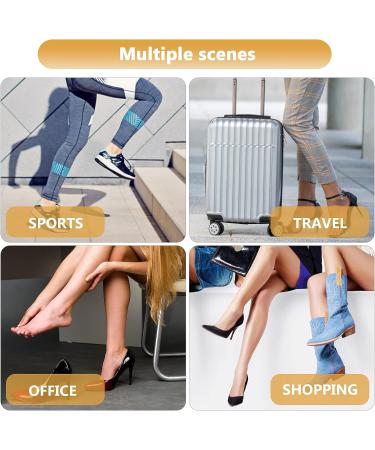 Sibba Moleskin Tape Foot Care Patches - 8 Sheets of Adhesive Foam Blister Pads for Men and Women - Waterproof Shoe Heel Inserts Protectors - Buy Online on GoSupps.com