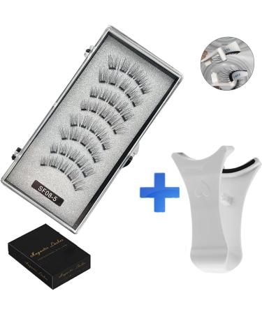 Magnetic Eyelashes Applicator - Look Reusable Magnetic Lashes Kit | Magnets False Eyelashes | 8 Lashes And 1 Clip Fake Eyelashes Kit For Bigger And Brighter Eyes Stunning Look - Buy Online on GoSupps.com