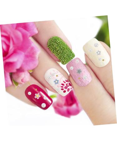 6 Boxes Nail Art Accessories Decor Star Nail Stickers Trendy Stickers Nail Art Stickers Nails Gems Nail Salon Supplies Fake Nail Ornaments DIY Manicure Flower Charms Plastic Flower Beatifufu 4.5X4.5X1.5cm As Shown 04 - Buy Online on GoSupps.com