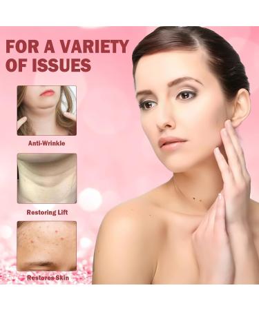 Facial Lift Mask for Double Chin Reduction and Jawline Exercise - Chin Lift and V-Line Contouring (Pink B) - Buy Online on GoSupps.com