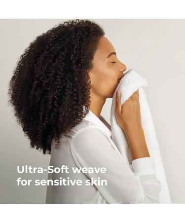 Cariloha Organic Bamboo-Viscose and Turkish Cotton Washcloths Set - Soft 600 GSM Towels for Face and Body - Stone - Set of 3 - Buy Online on GoSupps.com