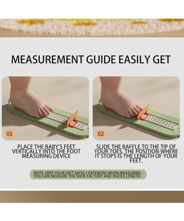 6-Piece Children's Footmuff & Shoe Size Measuring Kit - Accurate Foot Length & Shoe Size Device for Ages 0-8 - Buy Online on GoSupps.com