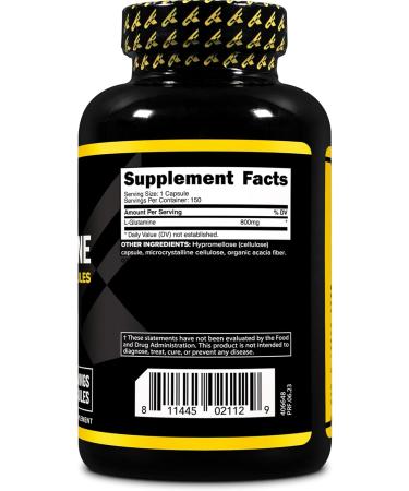 Primaforce L-Glutamine 800mg (150 Capsules) - Buy Online on GoSupps.com