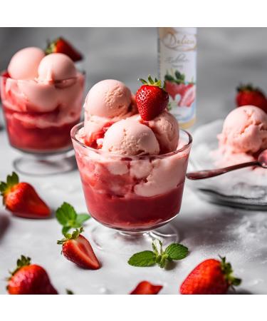 Buy Seductive Strawberry Dessert Sauce - 600g Versatile Topping for Creative Desserts | Delicia - Buy Online on GoSupps.com