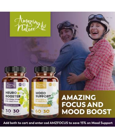 Calm Supplements with Ashwagandha - Relaxation Pills with St. John's Wort, 5HTP, GABA - 60 Capsules - Buy Online on GoSupps.com