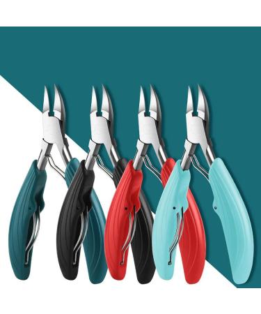 SVAASA Nail Clippers Ingrown Paronychia Nail Clipper Manicure Tools Thick Toenail Clippers Edge Cutter Trimmer Cuticle Scissors Foot Pedicure Care (Color : Schwarz) - Buy Online on GoSupps.com
