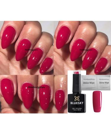 Bluesky Gel Polish Pink Strawberry Nail FIREGLOW A11 UV LED Soak Off 10ml OFFER