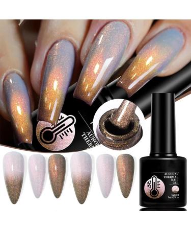 UV Gel Nail Polish Colour Changing Gel Polish Colours Soak off Nail Gel Polish Long Lasting Glossy Nail Polish Best Gift for Women - Buy Online on GoSupps.com