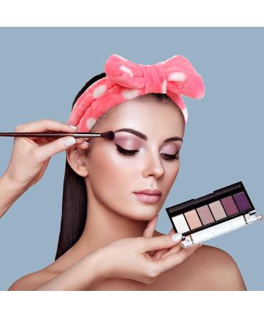 Yoseng Spa Headband and Wrist Towels Set - Soft, Versatile, Adorable (Set of 6) - Pink, White, Blue - Upgrade Your Skincare Routine - Buy Online on GoSupps.com