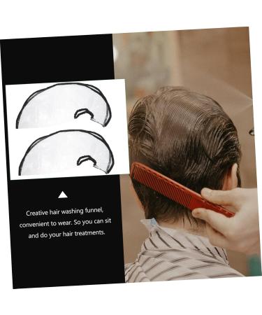 DOITOOL 2pcs Shampoo Funnel Hair Chemical Barber Dye Washing Funnel Clear Tool Child or Body Shampoo Dish 57x25cm Assorted Color - Buy Online on GoSupps.com