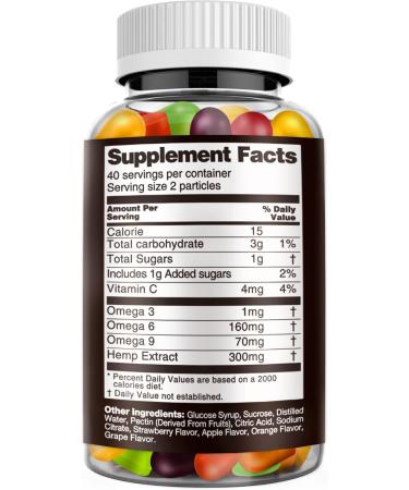Hemp Gummies Edibles Gummy Advanced Extra Strength Made with Hemp Oil Low Sugar Supplements(Loquat) 80 Count (Pack of 1) - Buy Online on GoSupps.com