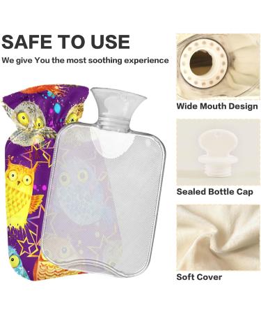 Buy Cute Owl Hot Water Bottle - 2L Cover for Pain Relief & Heat Therapy | International Shipping - Buy Online on GoSupps.com