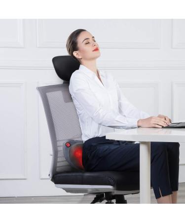 Comfier Shiatsu Neck Massage Device - Heated 3D Rotating Massage Pillow for Neck Shoulder & Back - Ideal Gift for Men Women Mom & Dad - Buy Online on GoSupps.com
