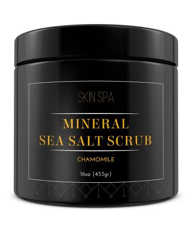 Mineral Sea Salt Scrub - Chamomile 16oz (453gr)