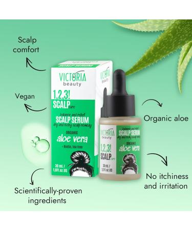 Victoria Beauty Tea Tree Oil Scalp Serum - Moisturizing Solution for Dry & Itchy Scalp - 30ml - Buy Online on GoSupps.com