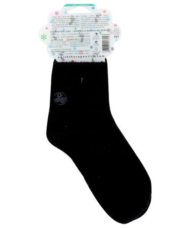 Earth Therapeutics Aloe Vera Socks | Moisturizing Socks with Aloe Vera & Vitamin E for Dry Feet Cracked Heels & Calluses - Black - Buy Online on GoSupps.com