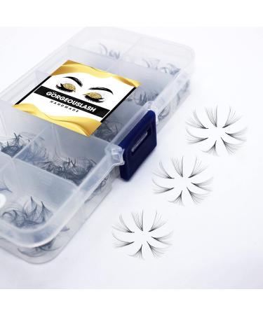 Shop 12D Lashes - 1000 Premade Loose Lash Fans | Handmade Eyelash Extensions (D Curl 14mm - Buy Online on GoSupps.com