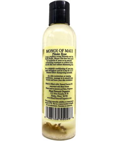 Buy Monoi of Maui Pikake Rose Coconut Oil - Natural Skin Hair Tanning & Massage Oil for International Shipping - Buy Online on GoSupps.com