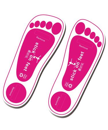 Economy Pink Disposable Feet Pads - 150 Pairs (300 Feet) Sunless Tanning Sole Protector for Flawless Application | International Shipping - Buy Online on GoSupps.com