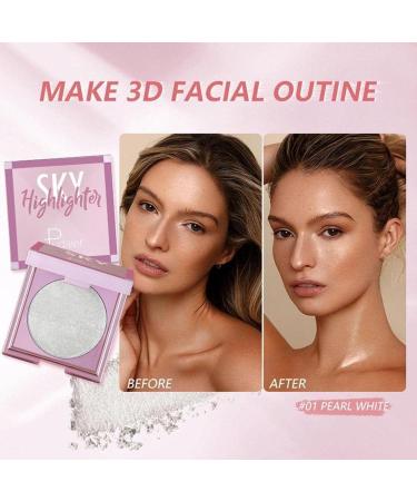 Eye Highlighter - 8g Women Anti Smudge Eye Makeup - Long Wear Cosmetics for Collarbone Body Arms Legs Brightening Highlighter for Easter - Buy Online on GoSupps.com