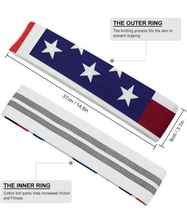 U.S. & Tennessee State Flag Yoga Workout Bands | Comfort Leg & Booty Resistance Straps for Physical Therapy - Buy Online on GoSupps.com
