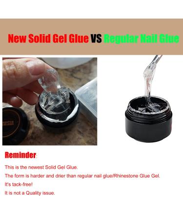 Vishine Solid Nail Tips Gel Glue | Nail Extension & Art Gel Paint Adhesive | Rhinestone & Patch Glue | Easy DIY Press On Nails | 15g - Buy Online on GoSupps.com