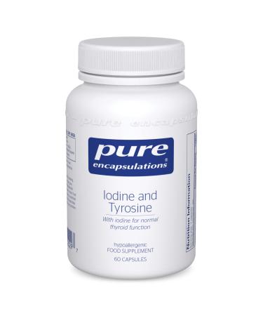 Pure Encapsulations - Iodine & Tyrosine - Thyroid Function and Nervous System - 60 Capsules