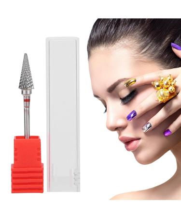 Electric Pedicure Manicure Grinding Head - Tungsten Steel Nail Drill Bits & Cuticle Accessories | Red Nail Polishing Bits for Superior Manicure - Buy Online on GoSupps.com