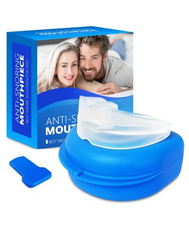 Anti-Snoring Mouth Guard Anti-Snoring Mouthpiece Snoring Solution Reusable Mouth Guard for Reducing Snoring Comfortable Anti-Snoring Devices for Man/Woman Better Sleep
