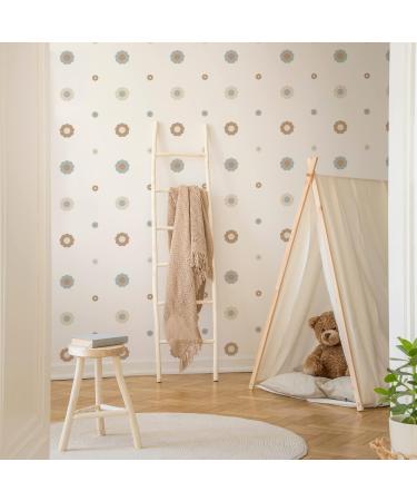 Funlife Gear Daisy Wall Decal - Peel and Stick Kids Wall Art Decor | Transparent PVC Stickers for Nursery, Bedroom, Playroom - Buy Online on GoSupps.com