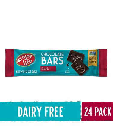 Enjoy Life Foods Dark Chocolate Bars - Gluten-Free, 1.12 oz (32g) | Indulge Guilt-Free! - Buy Online on GoSupps.com