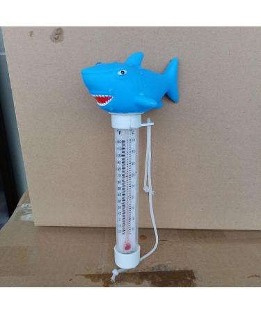 Cartoon Buoy Thermoscope | Floating Animal Pool Temperature Monitor for Kids - Fun & Functional Shark Design - Buy Online on GoSupps.com