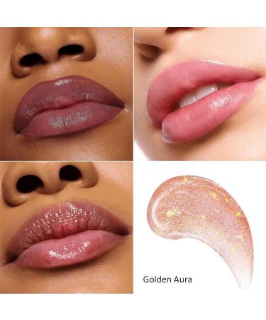 COLORCODE Color Changing Lipstick for Women with 24K Gold Flakes Moisturizing and Long Lasting Clear Color Changing pH Lip Gloss with Jojoba and Meadowfoam Seed Oil Golden Aura #001 Golden Aura - Buy Online on GoSupps.com