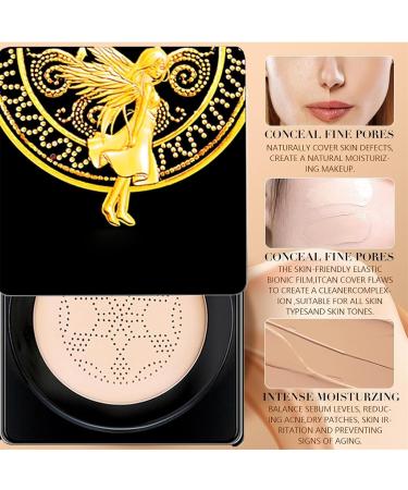 LNWZBEQI 2024 New Mushroom Head Air Cushion CC Cream Long-Lasting Brightening Concealer Foundation Waterproof Matte Moisturizing Concealer Foundation - Buy Online on GoSupps.com