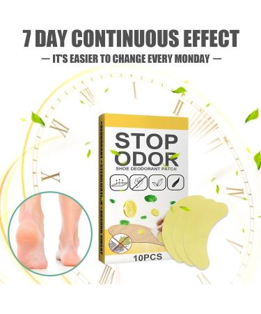 Ultra Breathable Shoe Deodorizing Stickers - 3 Packs of 10 | Stay Fresh & Odor-Free Shoes - International Shipping Available - Buy Online on GoSupps.com