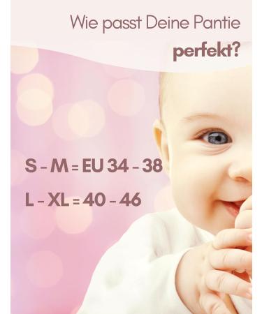 Mrs. Mum Postpartum Underwear Set | kotex Certified | Made in EU | 7 Washable Black Women s Underpants for Caesarean Section | L-XL - Buy Online on GoSupps.com