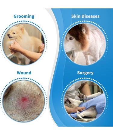 Soft Dog Cone Collar for Dogs After Surgery Elizabethan Dog Cone Alternative Breathable Dog Cones for Dogs and Cats Adjustable Dog Recovery Collar for Pets Lightweight E-Collars for Dogs (Size 9) Size 9(Neck:17.5"- 19.6") - Buy Online on GoSupps.com