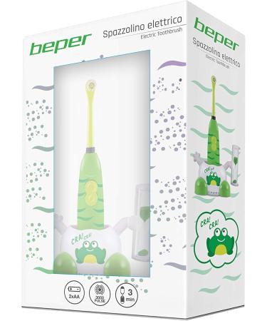 Beper Bepr-40917 V Toothbrush for Children - Green 1 Piece | International Shipping Available - Buy Online on GoSupps.com
