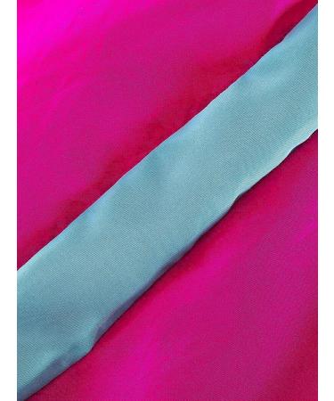 VOIKERDR Women Colorblock One Piece Outfit Set - High Waist Pants & Long Sleeve Zipper Front Jumpsuit - XX-Large, Pink - Buy Online on GoSupps.com