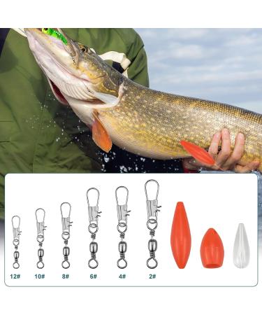200 StK Fishing Angel Vortians - Premium Ball Bearing Vertebrae Set for All Fishing Needs | Stainless Steel Lure and Accessory Collection - Buy Online on GoSupps.com