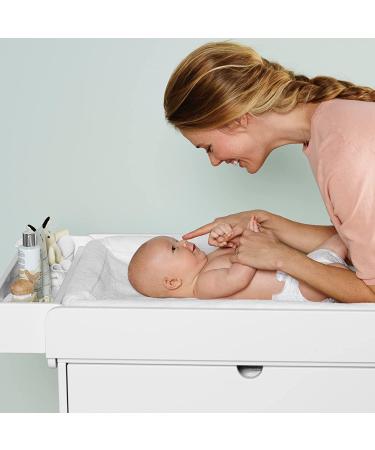 Stokke Home Changer Mattress Cover - White (Pack of 2) - Baby-Friendly Cotton - Machine Washable - Buy Online on GoSupps.com