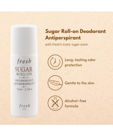 Fresh Sugar Roll-On Deodorant 75ml/2.5oz - Long-lasting Odor Protection - Buy Online on GoSupps.com
