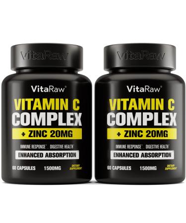     -     Vitamin C Supplement - 1600mg with Zinc 50mg - Highest Absorption - Vitamin C Immune Support Complex - Vitamin C Capsules & Zinc Vitamins for Adults - VIT C Immune Booster