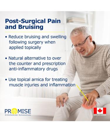 Promise Organic Arnica Gel 340ml (12oz) Instant Soothing Muscle & Joint Pain Relief Reduces Inflammation Arthritis Swelling Joint Pain Topical Organic Arnica Montana Made in Canada 340 ml (Pack of 1) - Buy Online on GoSupps.com